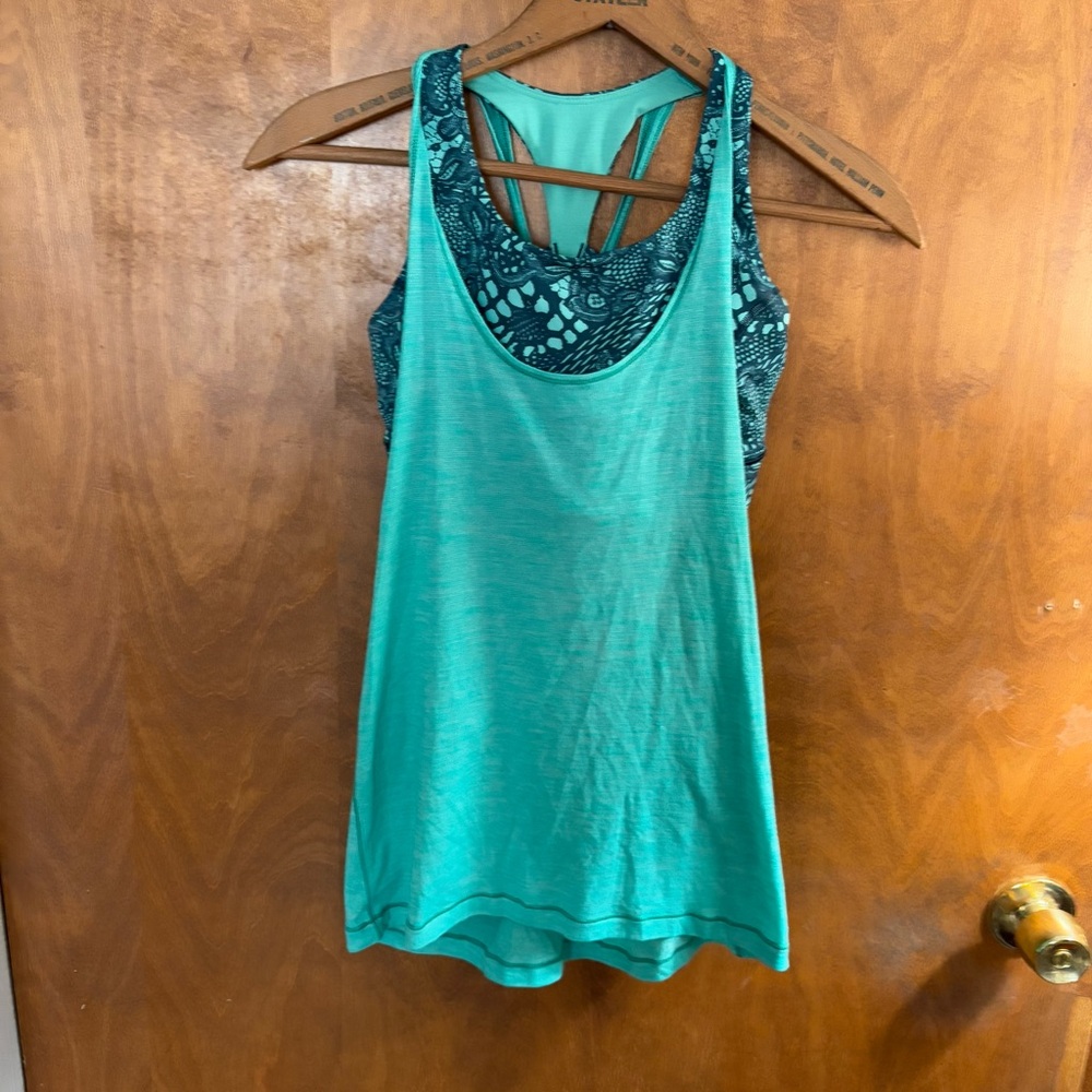 Lululemon Twist And Toil Tank Top Sports Bra Strappy Cage Bralette Gym Workout 4